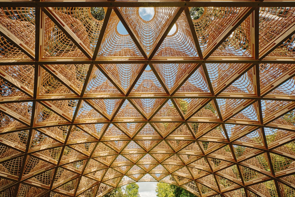 wicker pavilion by dja