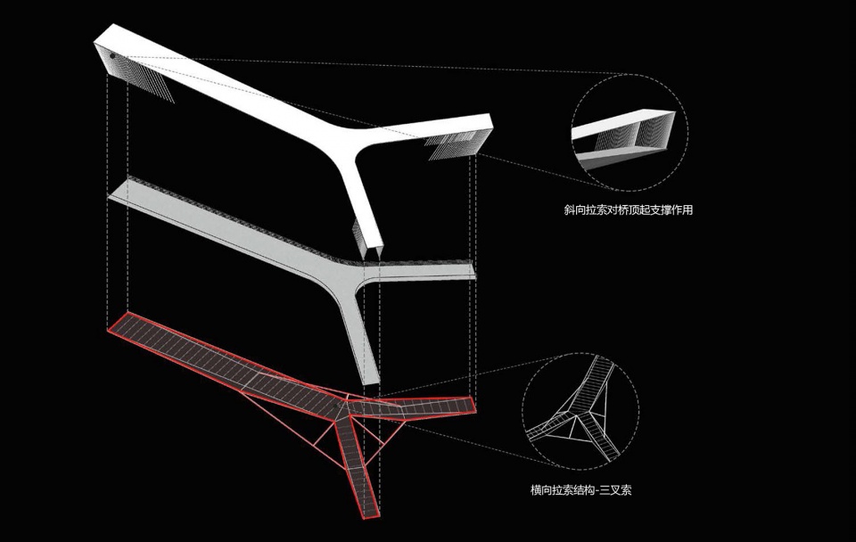 pedestrian bridge of pingshan high school china by node architecture urbanism
