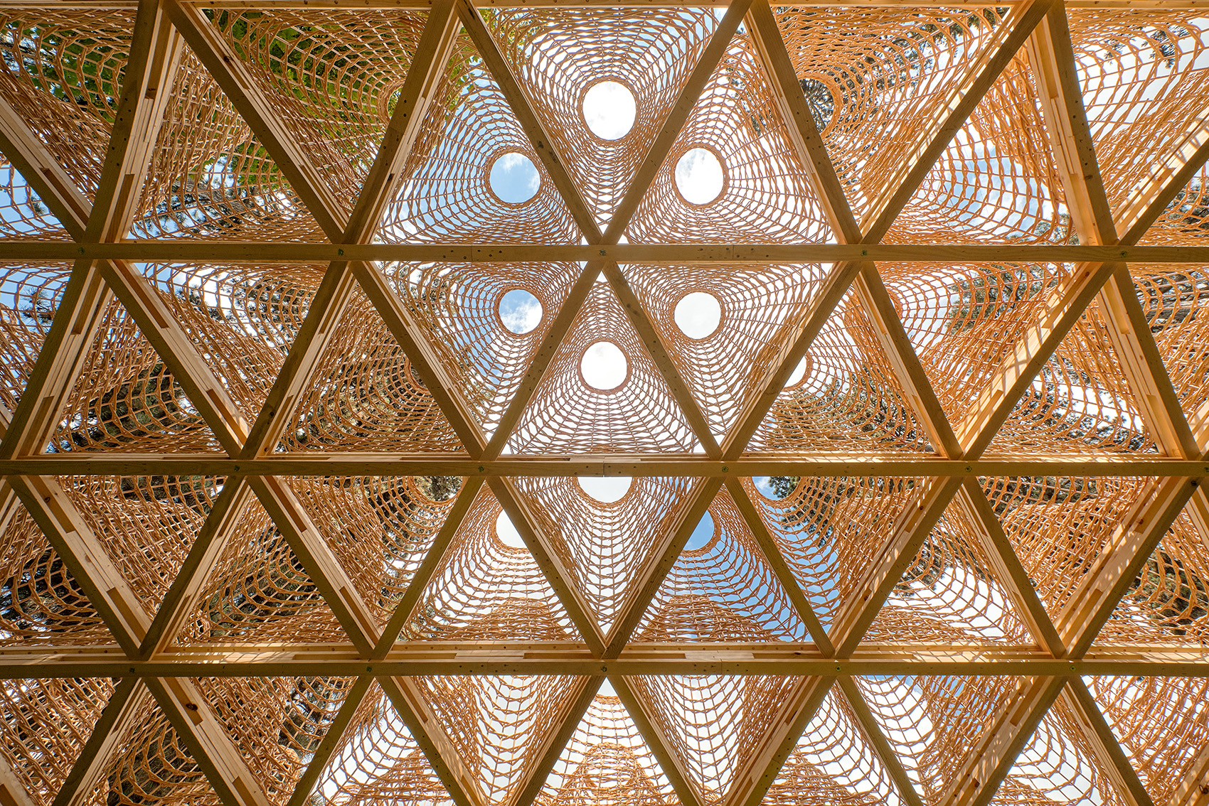 wicker pavilion by dja