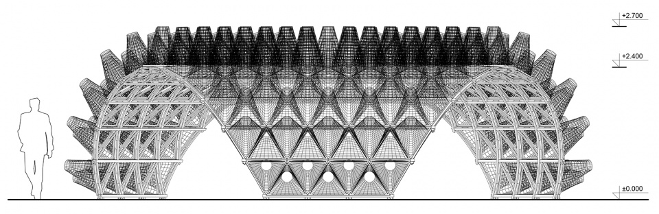 wicker pavilion by dja