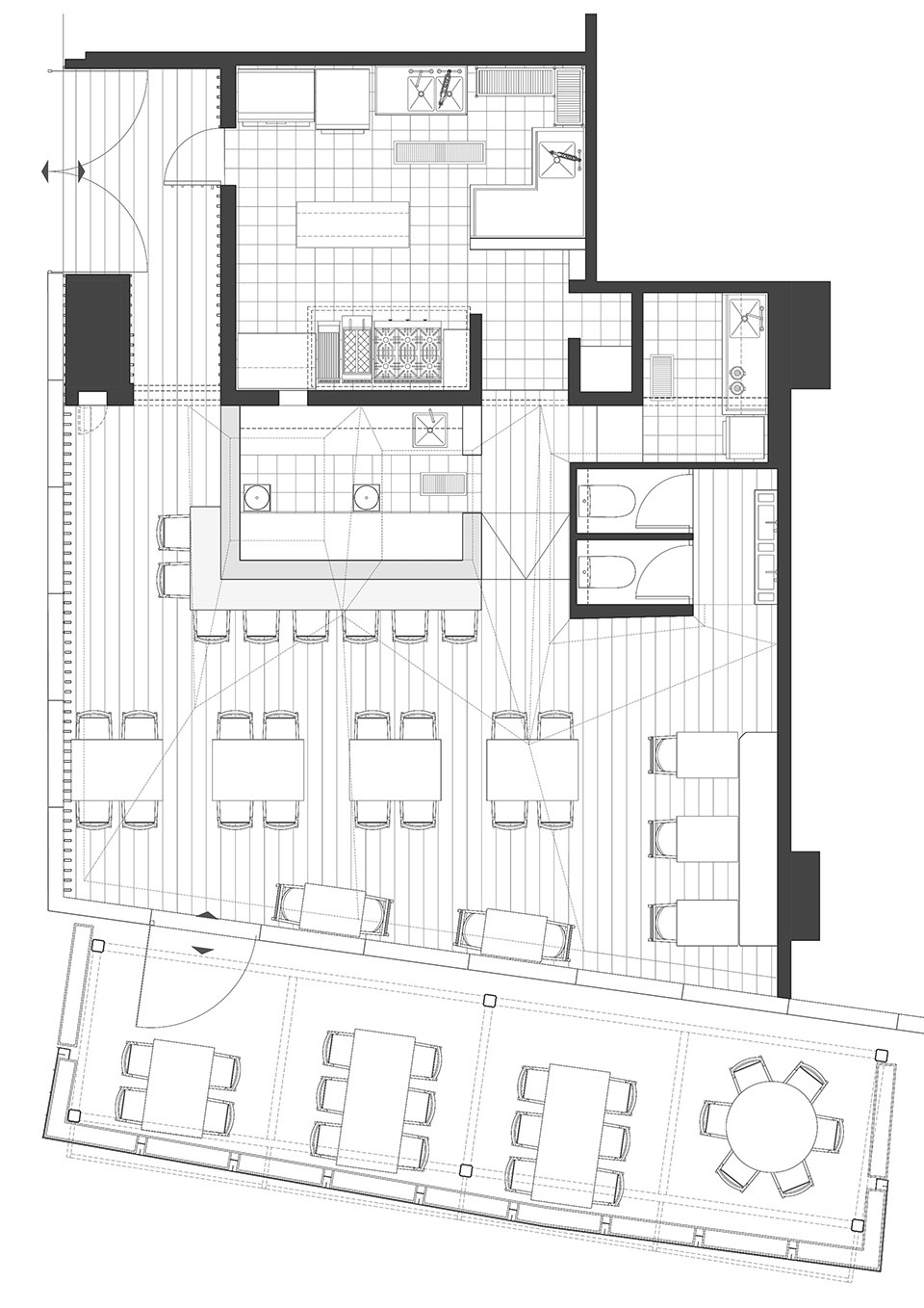 oku restaurant michan architecture