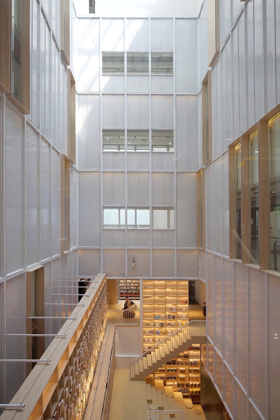 yuanping meijing bookstore china by y ad studio
