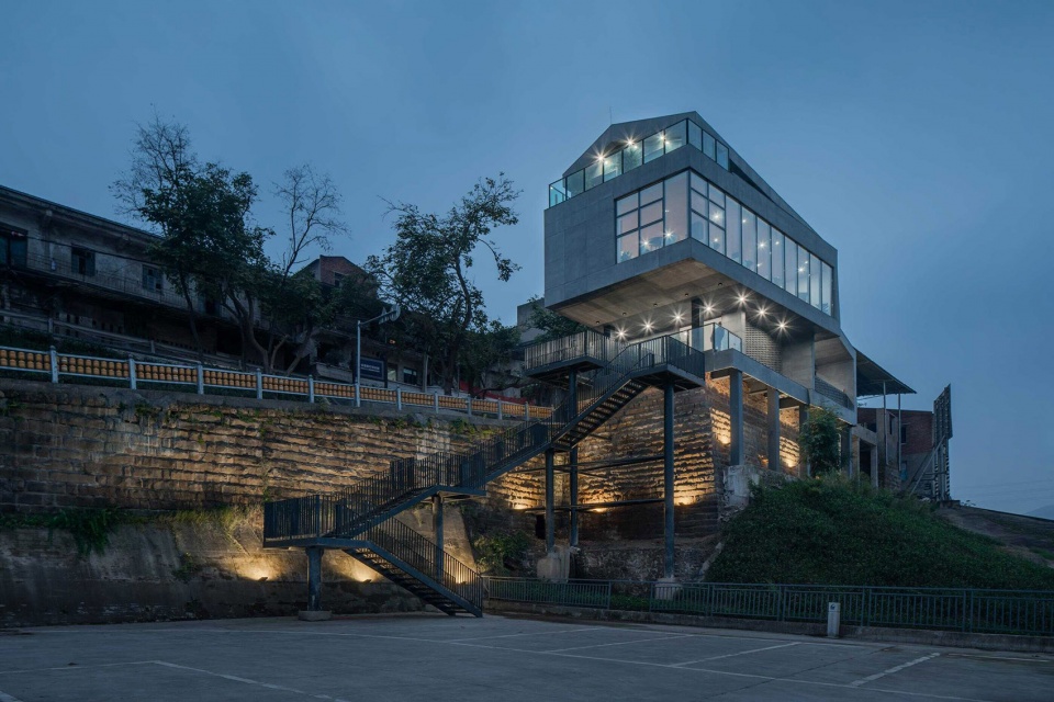 sansheng ferry service station china by yueji design