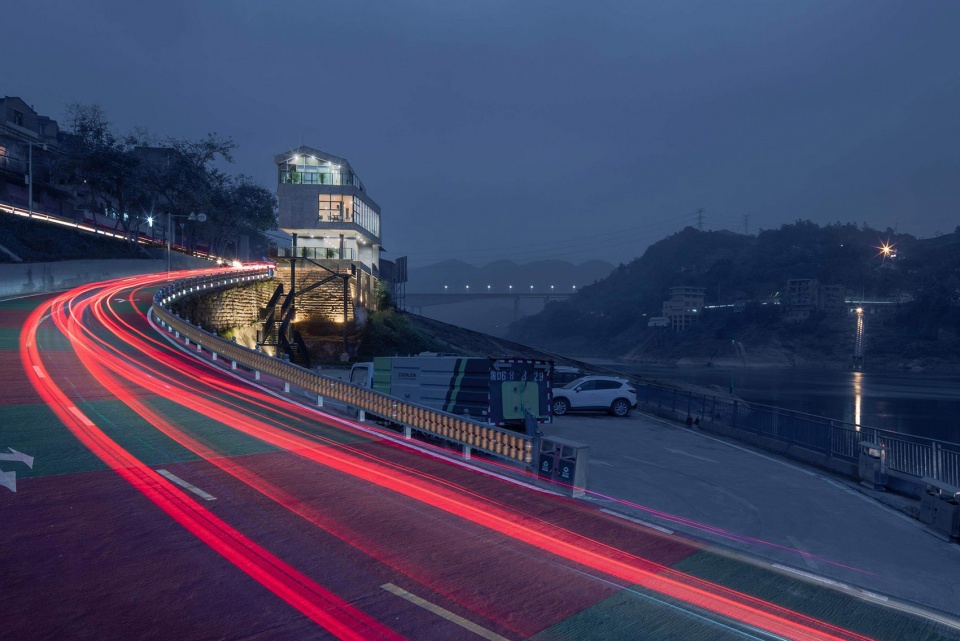 sansheng ferry service station china by yueji design