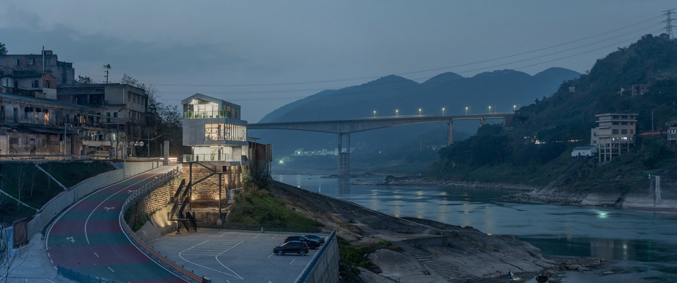sansheng ferry service station china by yueji design