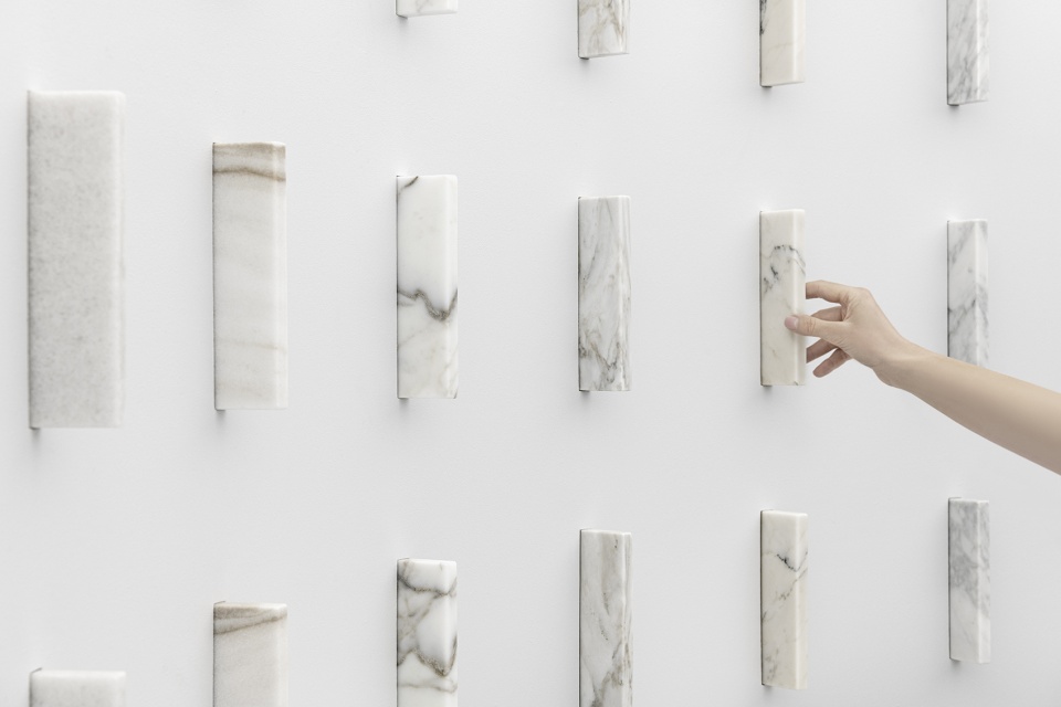 marsotto marble showroom by nendo