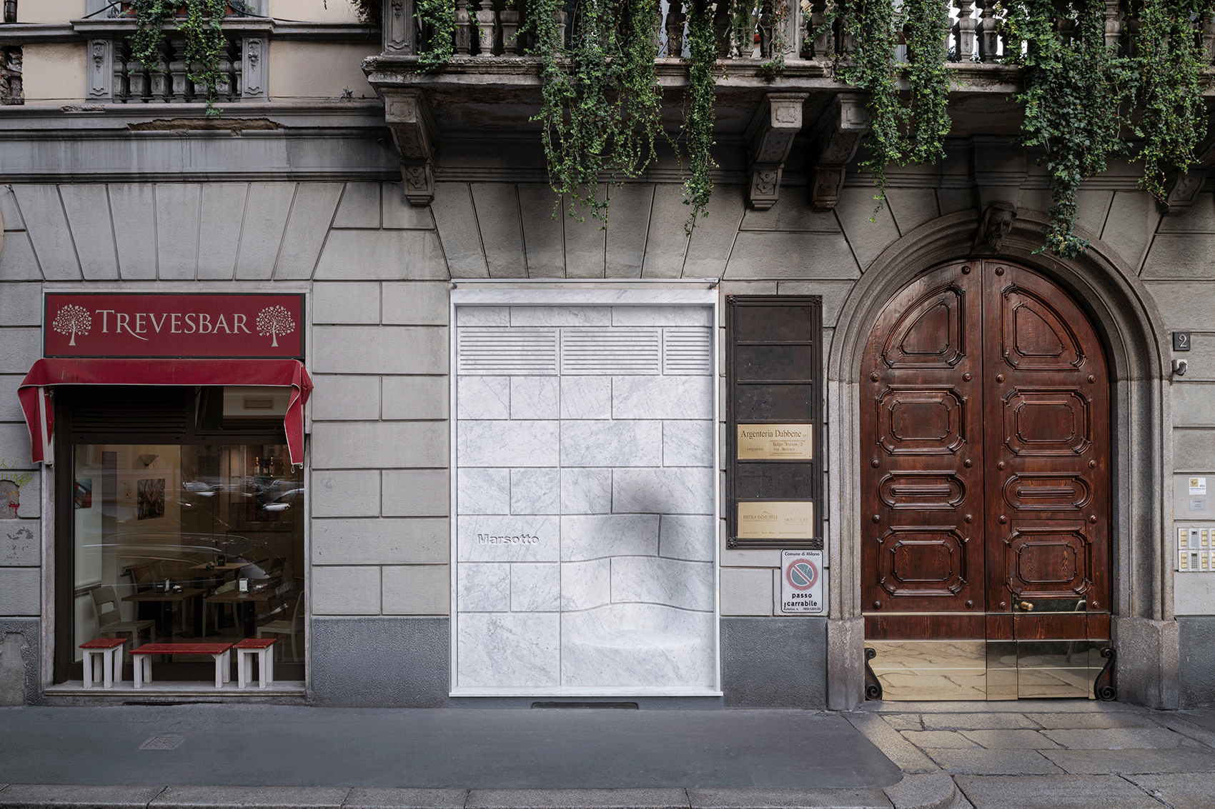 marsotto marble showroom by nendo