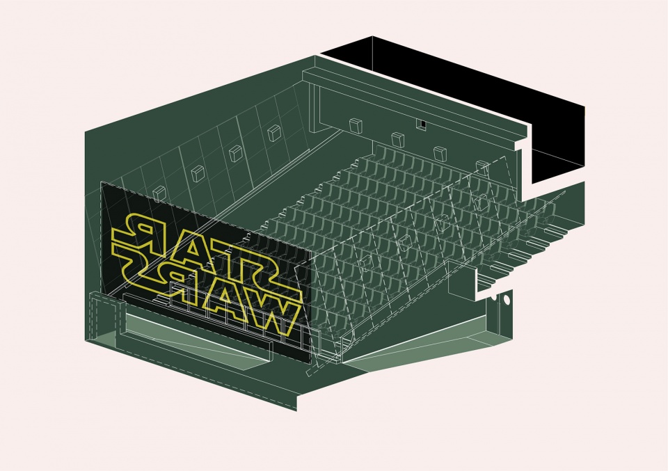 refurbishment of 4 theatres at filmax gran via 2 cinemas by amoo