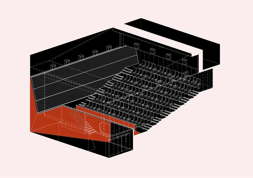 refurbishment of 4 theatres at filmax gran via 2 cinemas by amoo
