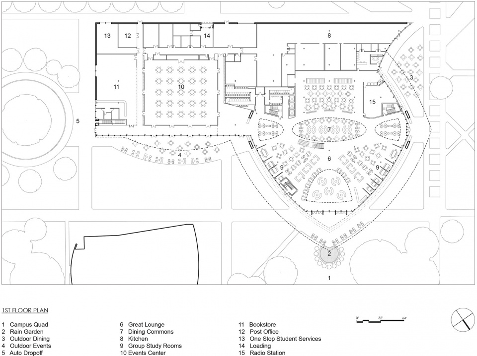 erau student union by ikon 5 architects