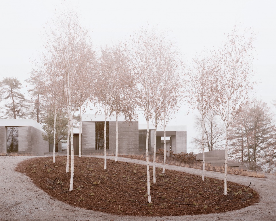 house in a park by think architecture