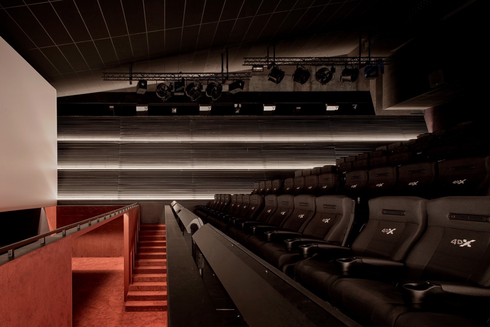 refurbishment of 4 theatres at filmax gran via 2 cinemas by amoo