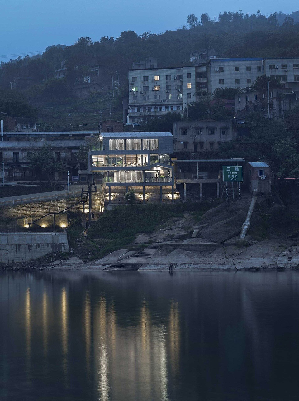 sansheng ferry service station china by yueji design
