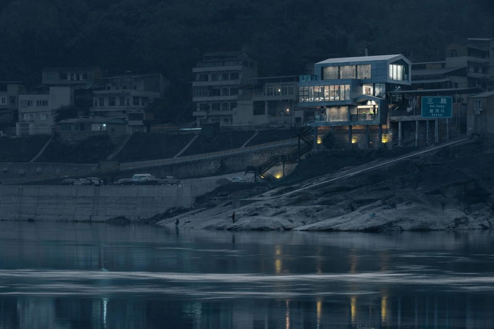 sansheng ferry service station china by yueji design