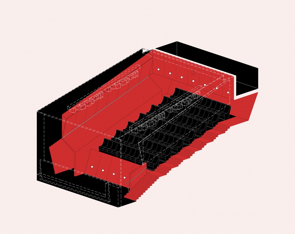 refurbishment of 4 theatres at filmax gran via 2 cinemas by amoo