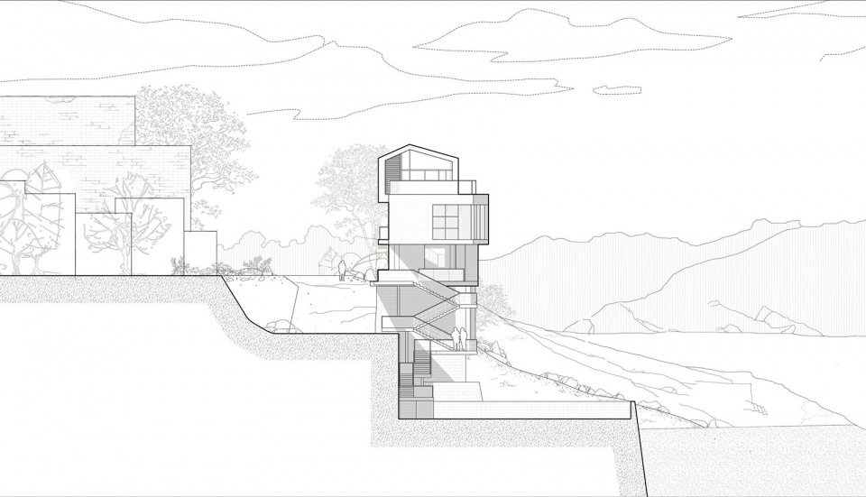 sansheng ferry service station china by yueji design