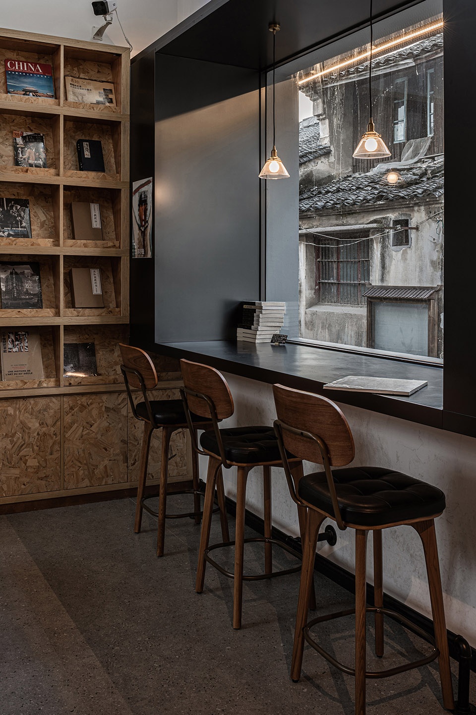 Retrobookstore in the ancient city of Linhai mage Design