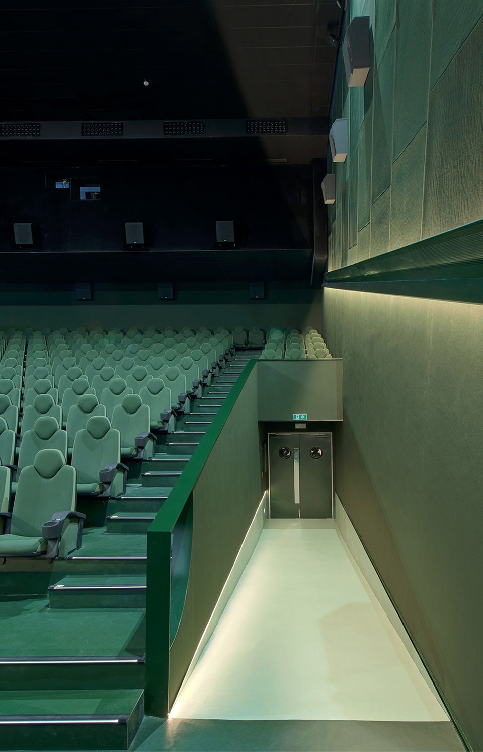 refurbishment of 4 theatres at filmax gran via 2 cinemas by amoo