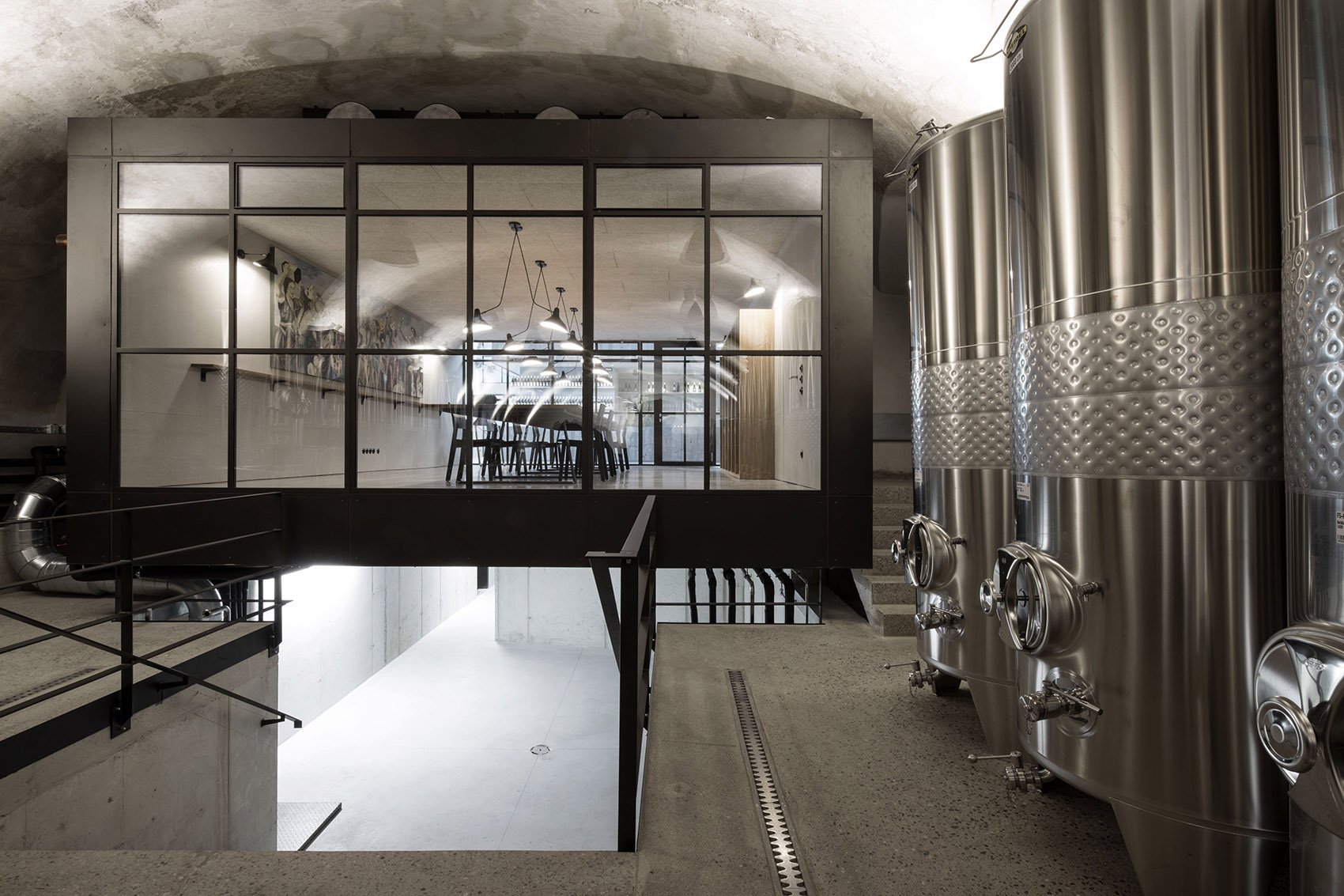 clemens strobl winery wagram by destilat architecturedesign