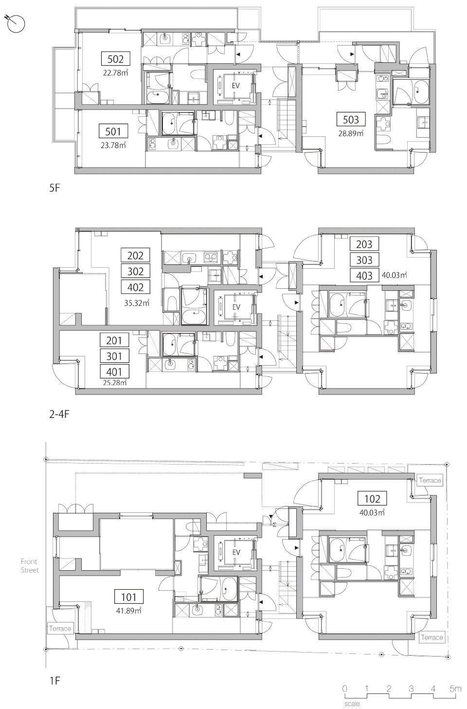 fudomae apartment by akira koyama and key operation inc architects