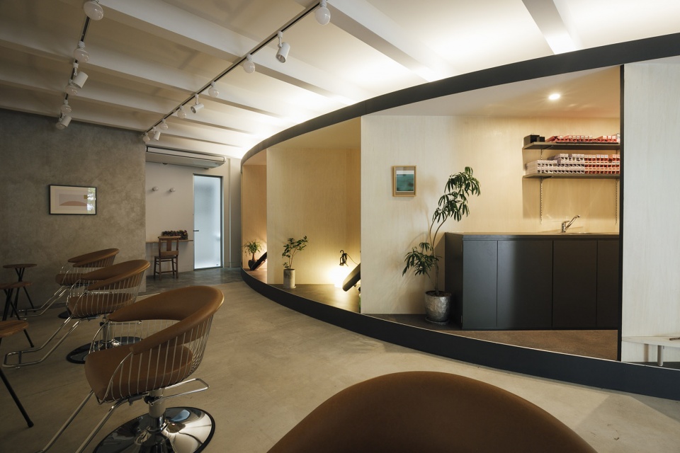 rikihiro hairsalon by hankura design
