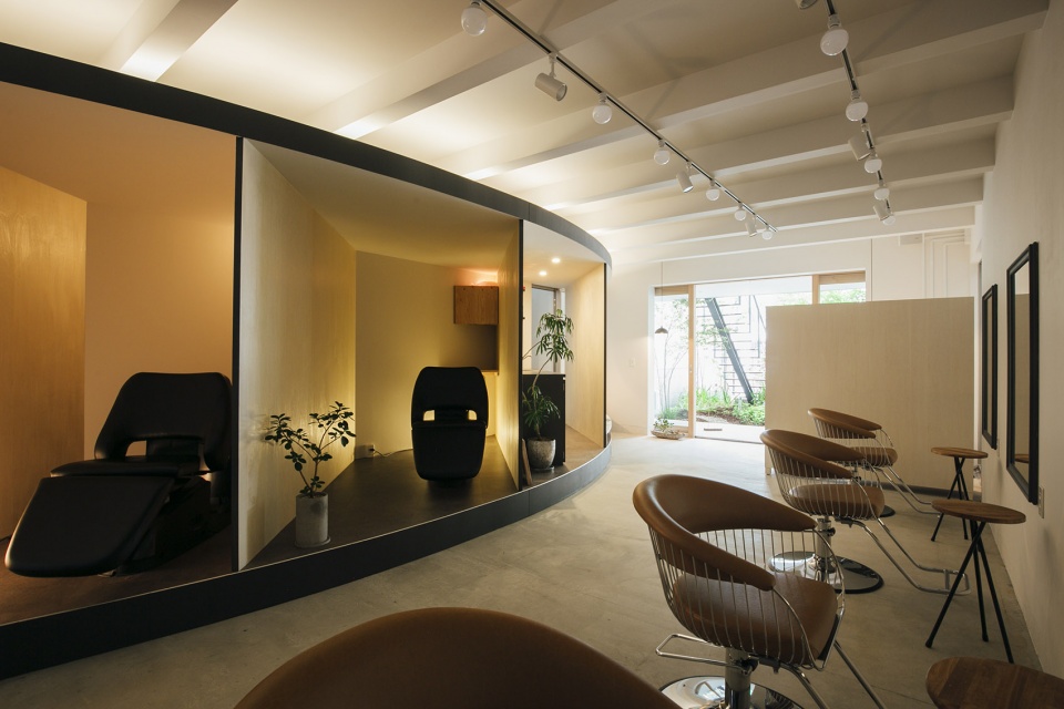 rikihiro hairsalon by hankura design