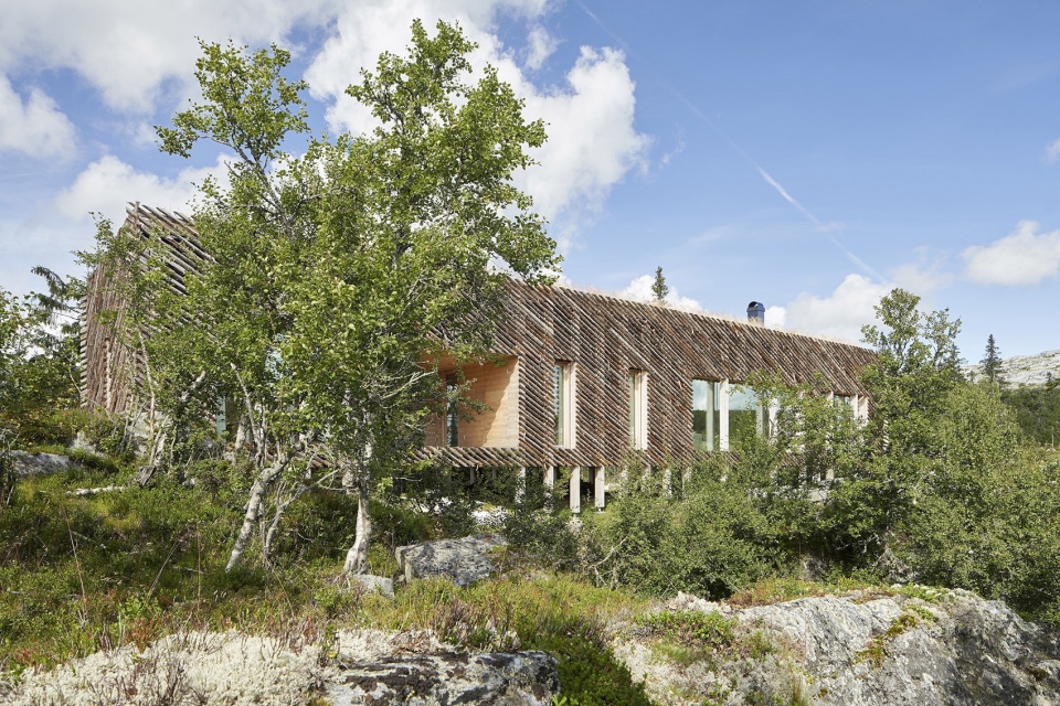 skigard hytte by mork ulnes architects