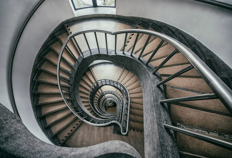spiral staircases series by haoran architectural photography