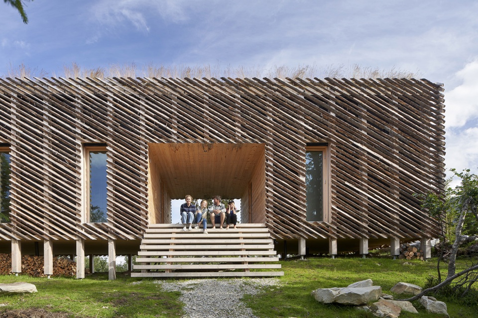 skigard hytte by mork ulnes architects