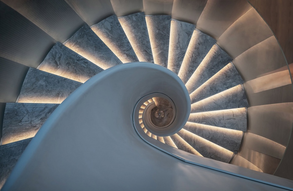 spiral staircases series by haoran architectural photography