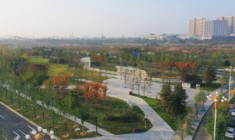 Landscape Design of Central Green Axis of Beijing Tangshan Avenue zeho eco