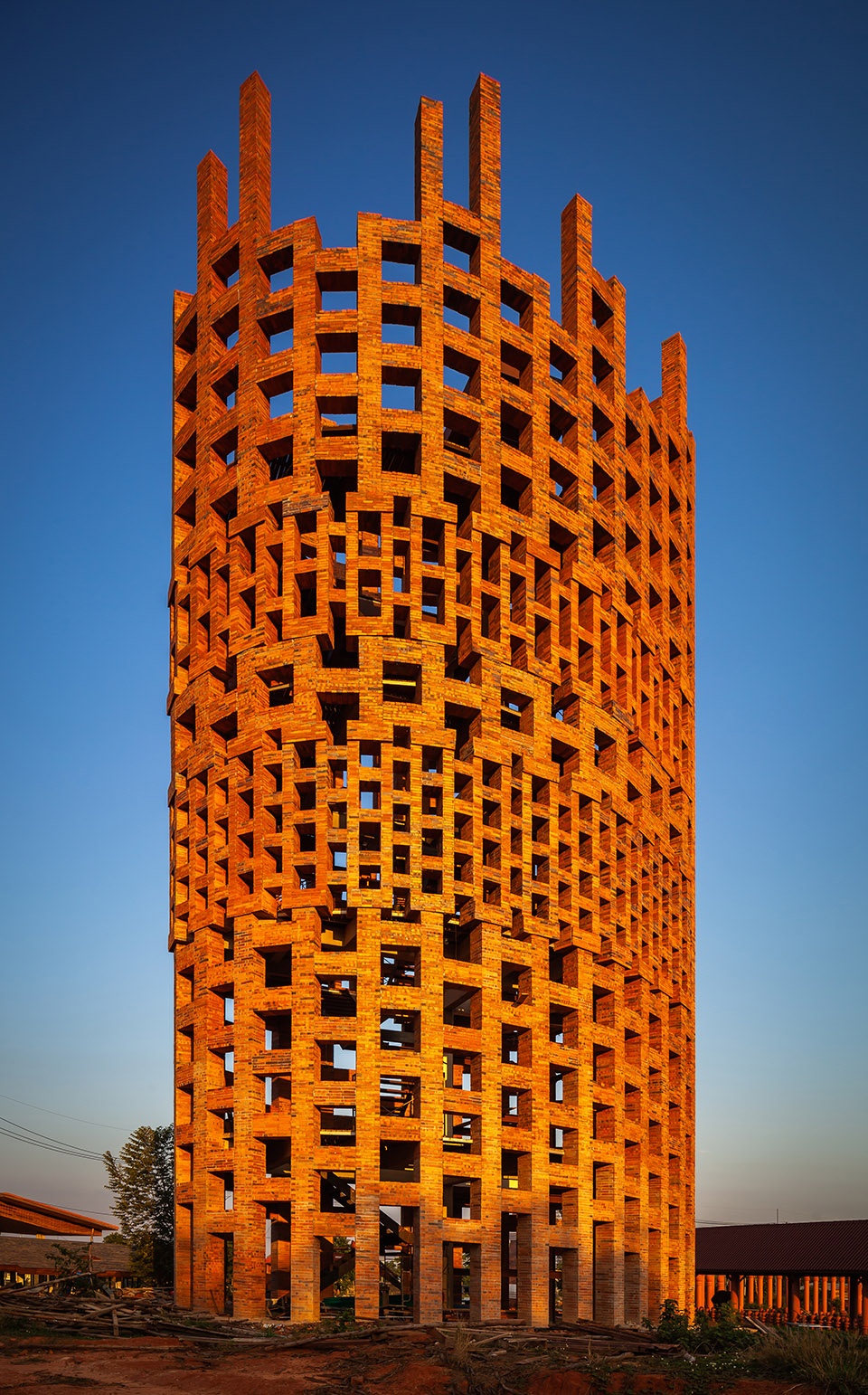 Brick Observation Tower Bangkok Project Studio
