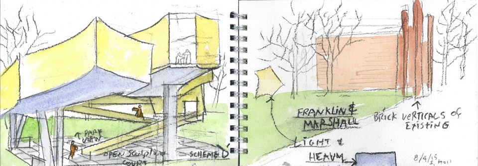 Winter Visual Arts Building Franklin Marshall Lancaster Steven Holl Architects