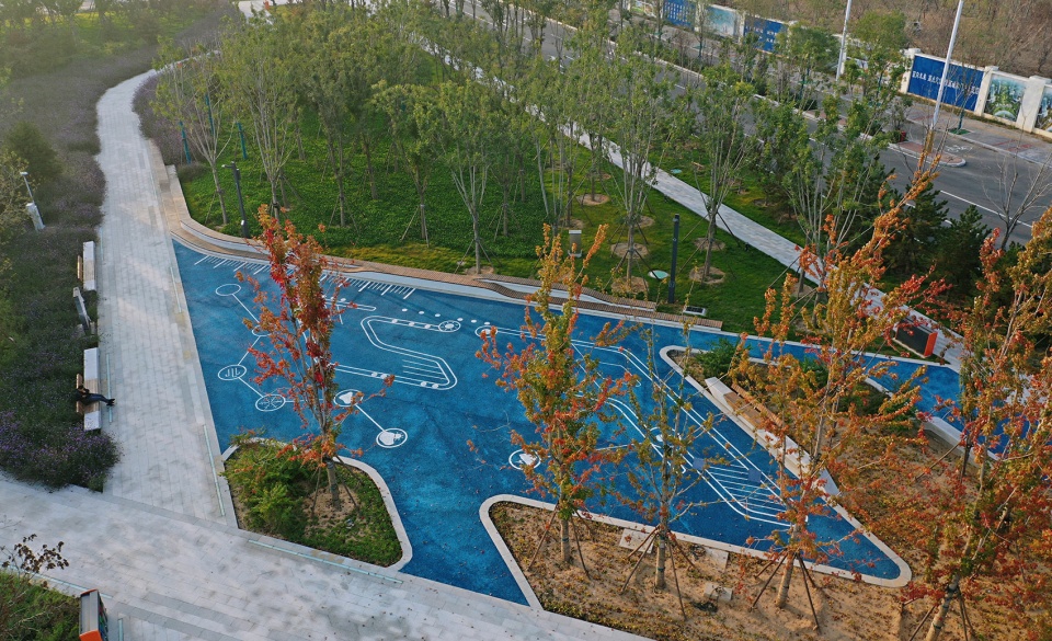 Landscape Design of Central Green Axis of Beijing Tangshan Avenue zeho eco