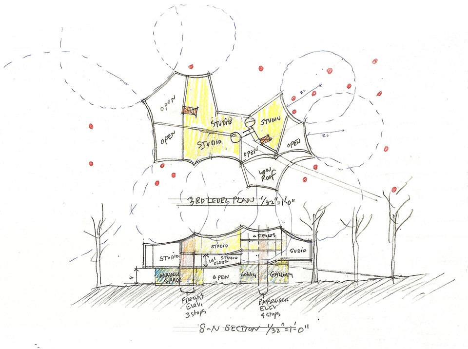 Winter Visual Arts Building Franklin Marshall Lancaster Steven Holl Architects