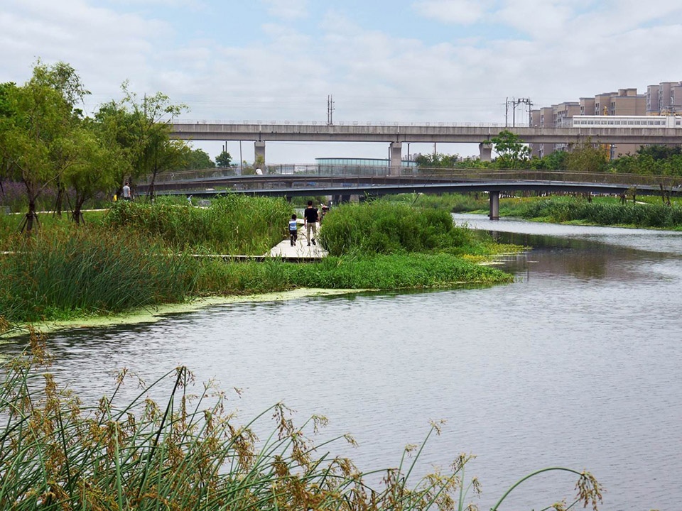 2020 urban design award of honor jiading central park by sasaki