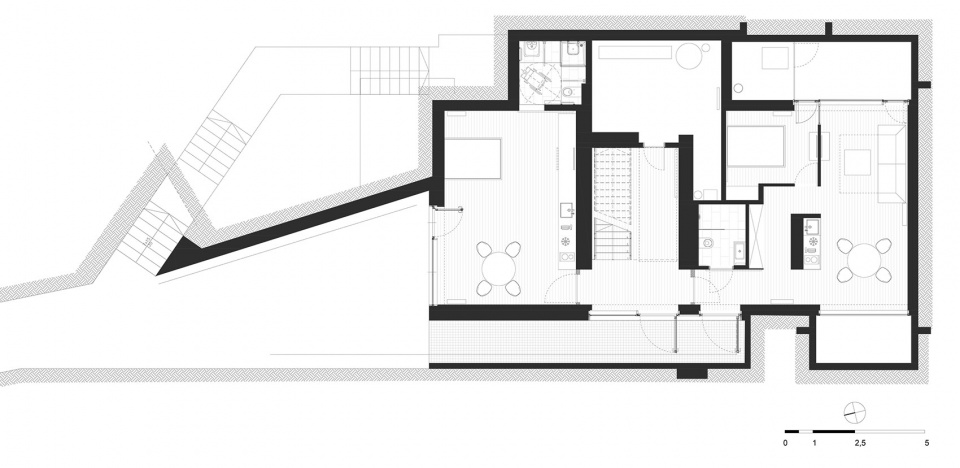Apartments in Wolf Clearing studio de materia