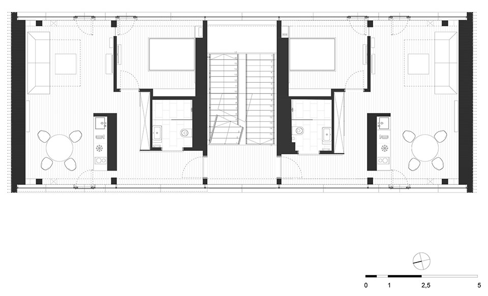 Apartments in Wolf Clearing studio de materia
