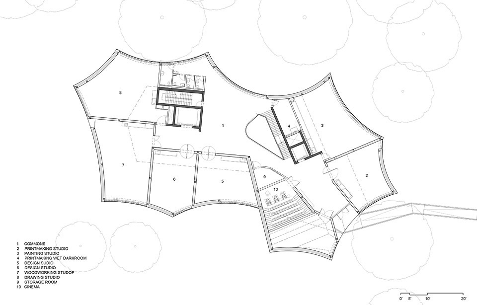 Winter Visual Arts Building Franklin Marshall Lancaster Steven Holl Architects