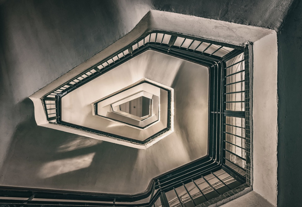 spiral staircases series by haoran architectural photography