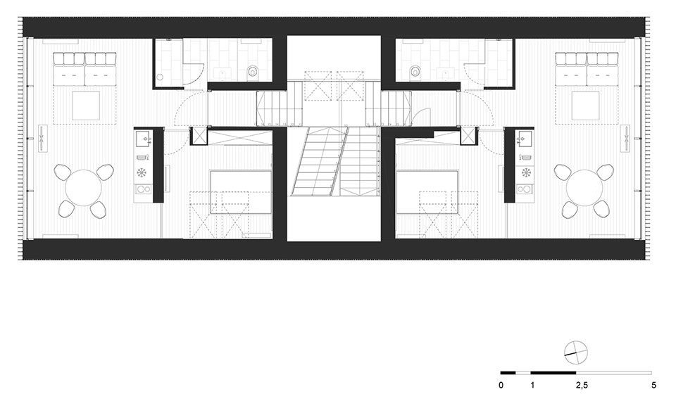Apartments in Wolf Clearing studio de materia
