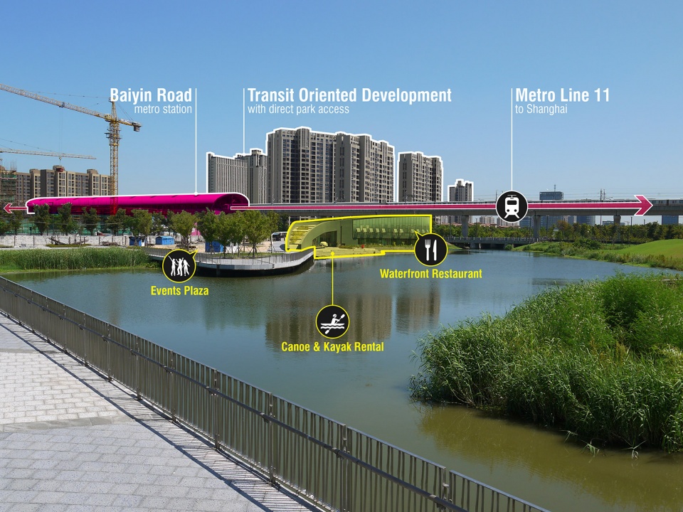 2020 urban design award of honor jiading central park by sasaki