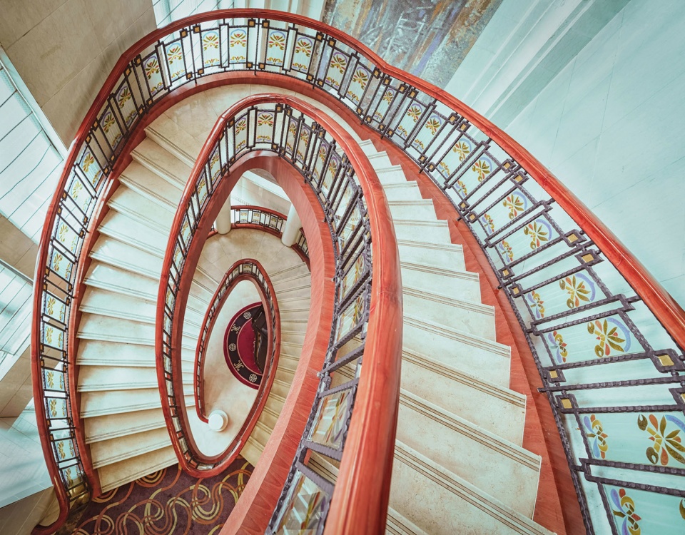 spiral staircases series by haoran architectural photography