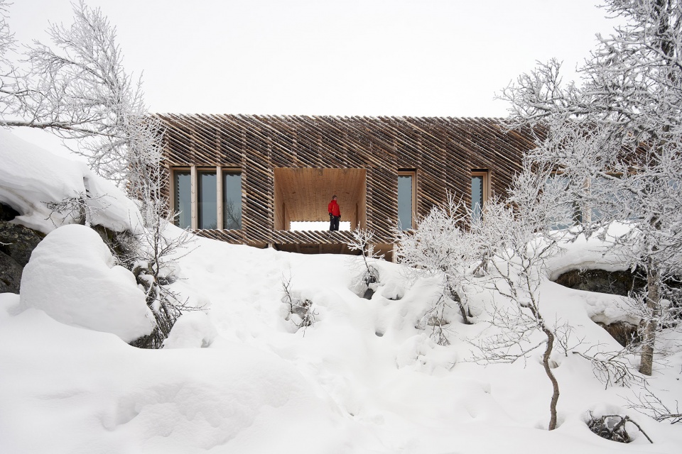 skigard hytte by mork ulnes architects