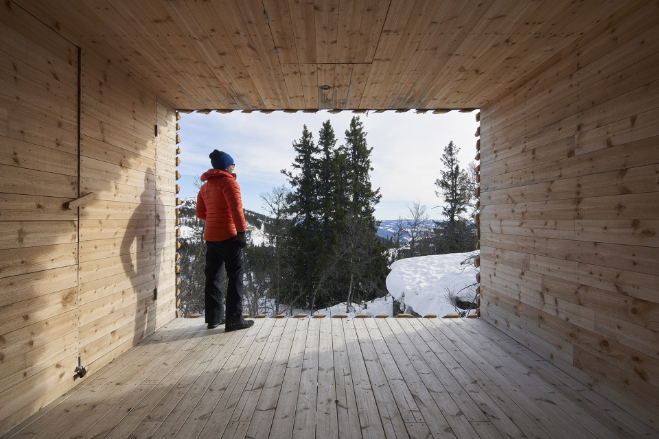 skigard hytte by mork ulnes architects