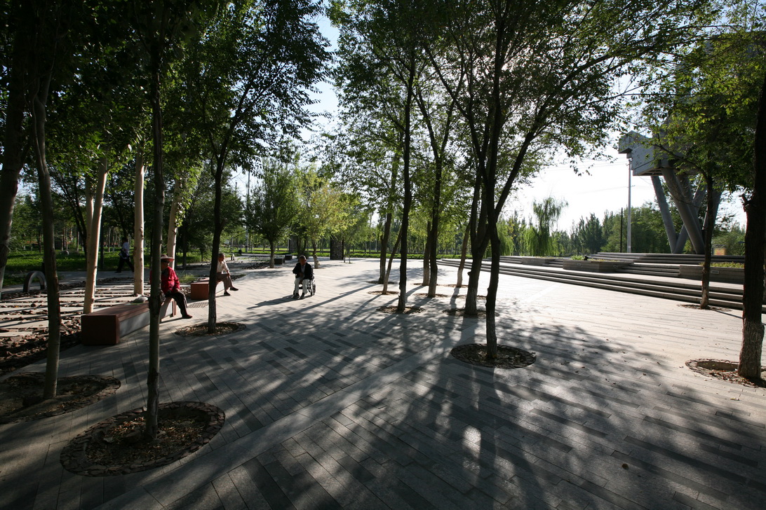 xinjiang bole peoples park transform design block a china by r land