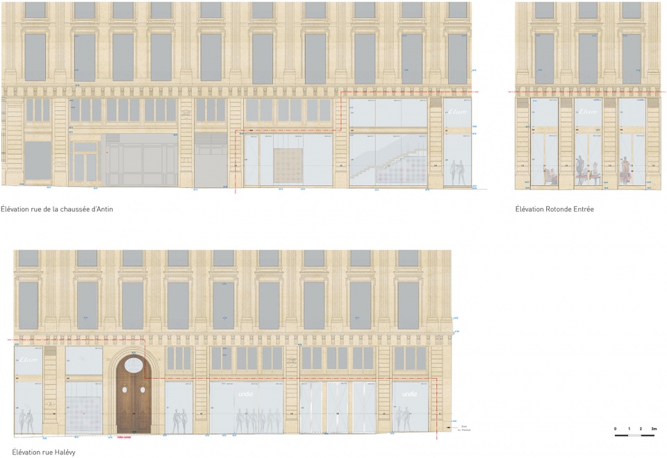 etam flagship store in paris by mvrdv