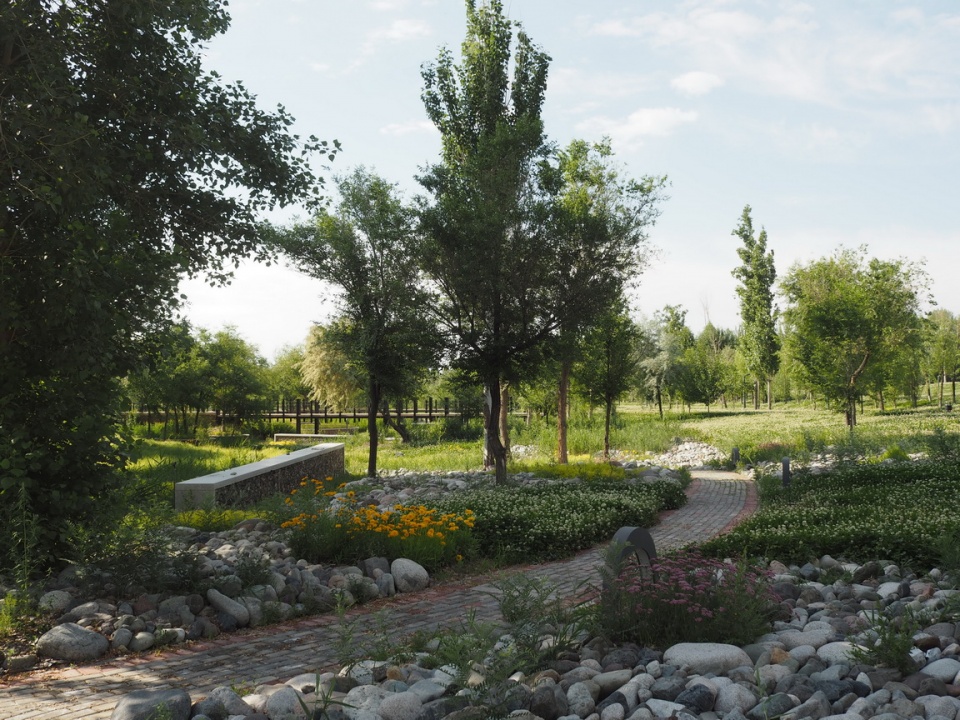 xinjiang bole peoples park transform design block a china by r land