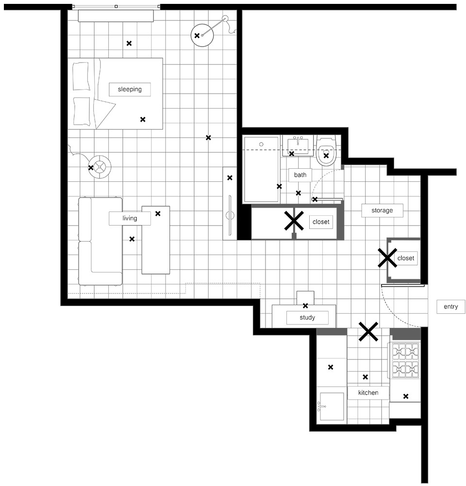flexible studio apartment new york by new affiliates