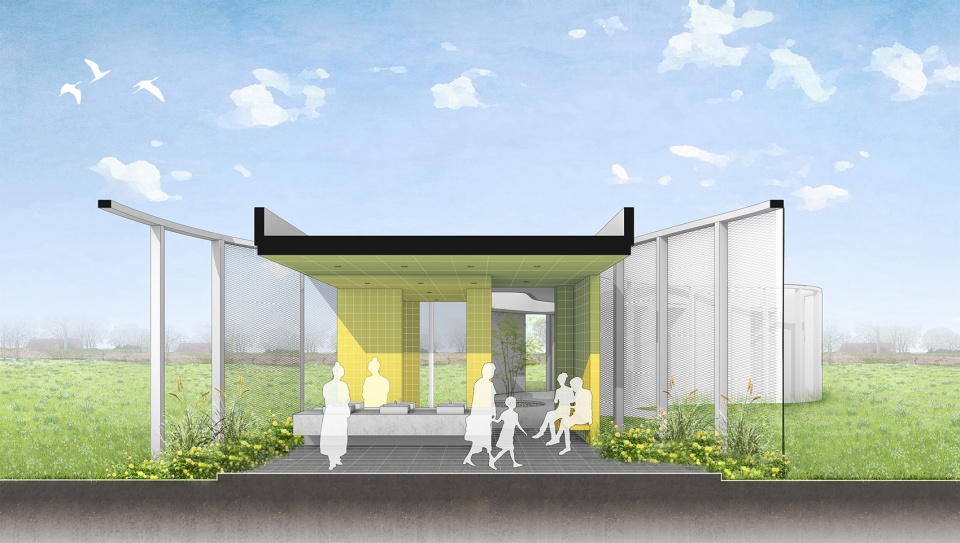 Linping Sports Park Rest station CCTN